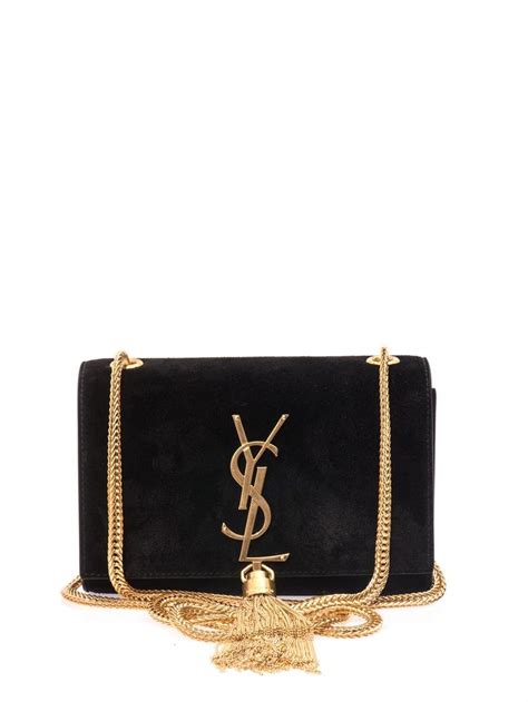 ysl black velvet clutch